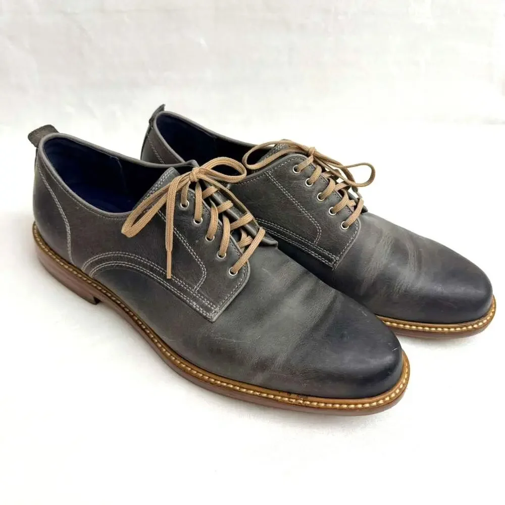 Cole Haan Men's Tyler Grand OS Plain Oxford Leather Sz 13M